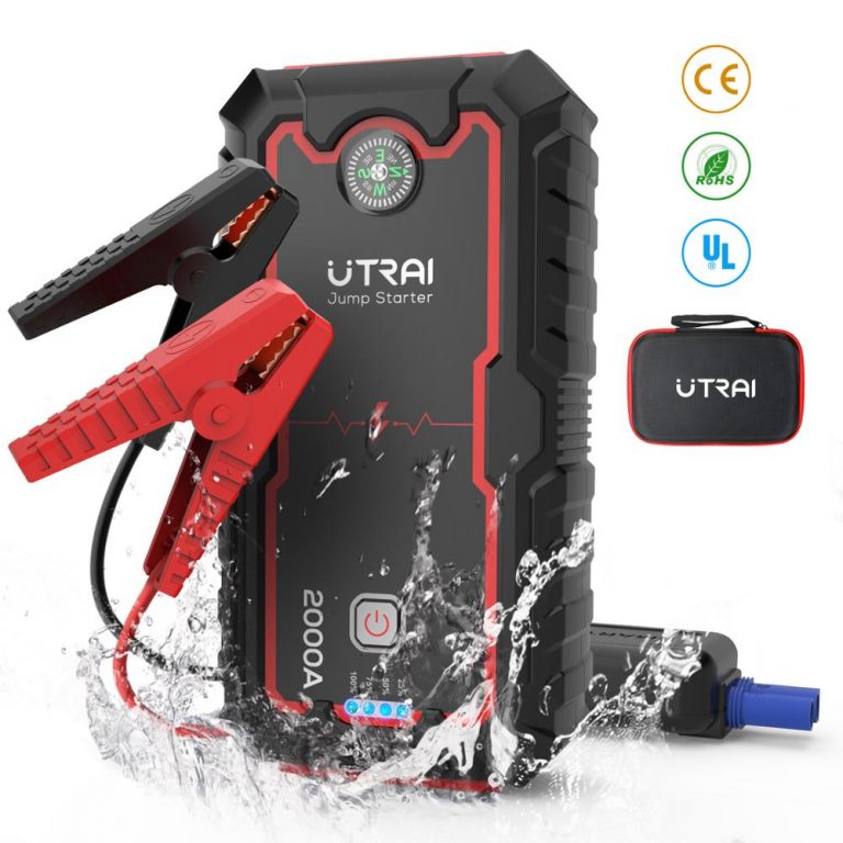 UTRAI Car Jump Starter 22000mAh 2000A 12V Portable Emergency Starter ...